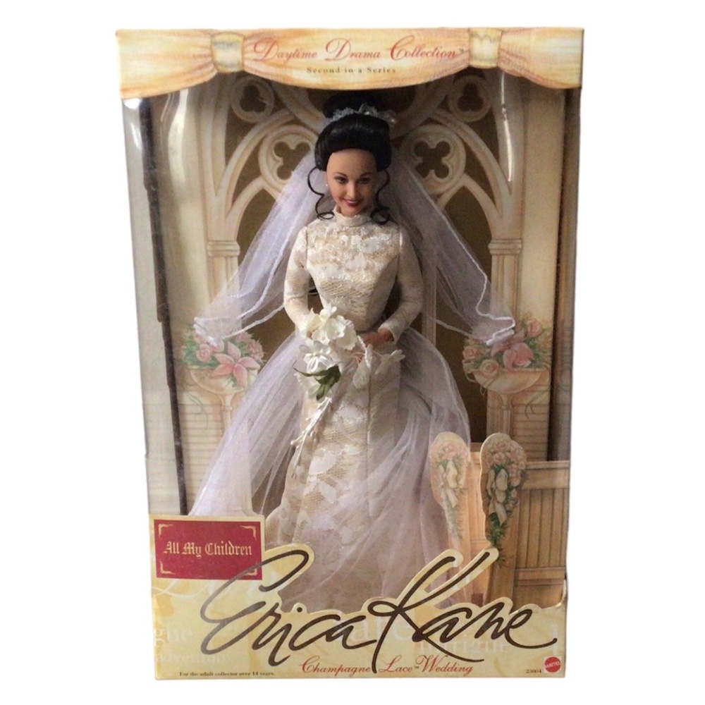 Erica Kane Champagne Lace Wedding Doll All My Children #23004 New